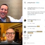Phillip Jeffries and Barry Dixon on Instagram Live with comments