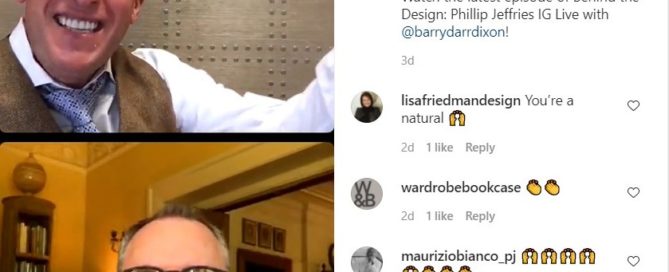 Phillip Jeffries and Barry Dixon on Instagram Live with comments