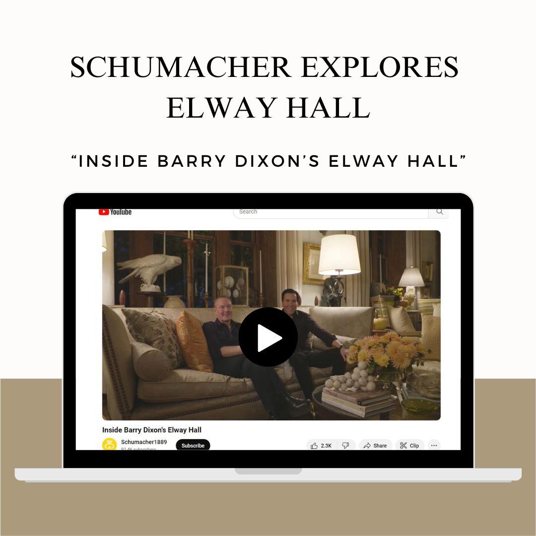 Schumacher visits Elway Hall
