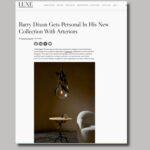LUXE Article on Barry Dixon's New Arteriors Collection